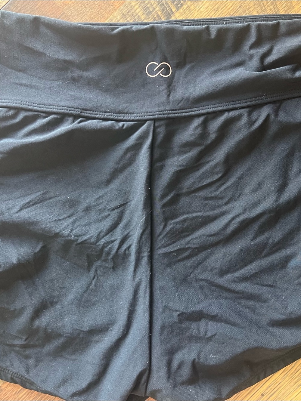 Black Kids Ruched Drawstring Bottoms - Picture 3 of 3